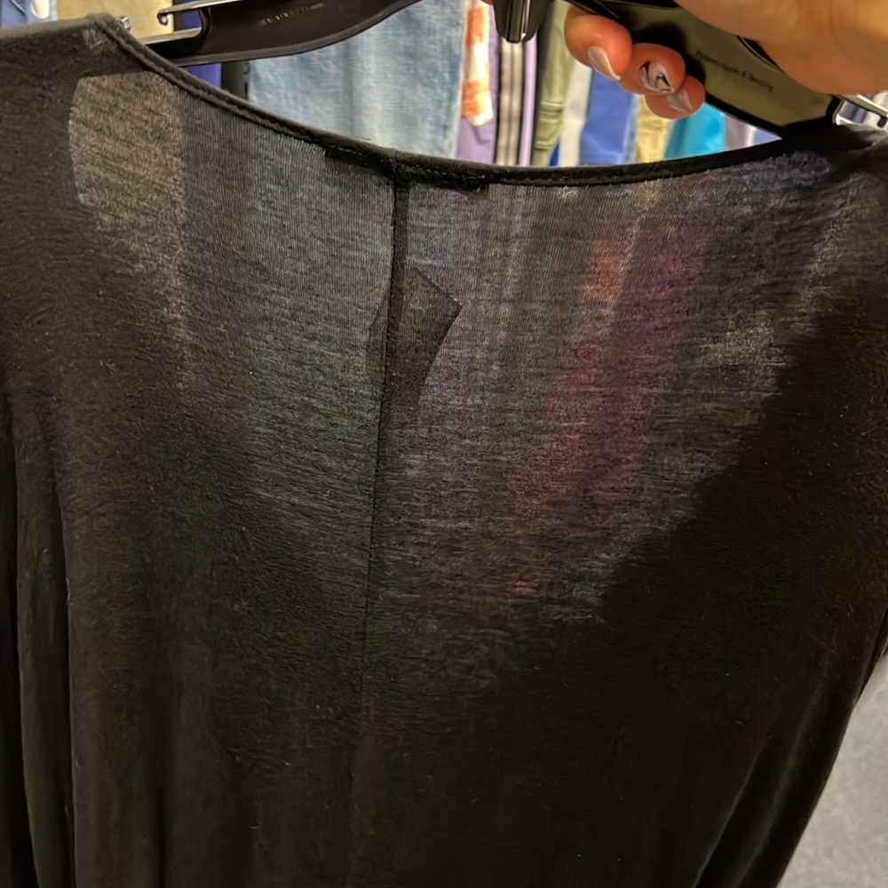 💜B’leev Black Long Sleeve 1X - Picture 3 of 3